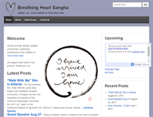 Tablet Screenshot of breathingheart.org